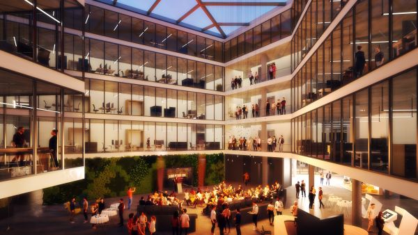 Großzügige Atrium-Fläche für Veranstaltungen